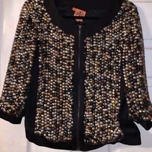 THE MOST BEAUTIFUL- Tory burch sequinned jacket